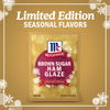 A packet of McCormick Brown Sugar Ham Glaze, a limited edition seasonal flavor.