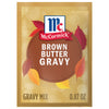McCormick Brown Butter Gravy Mix packet.