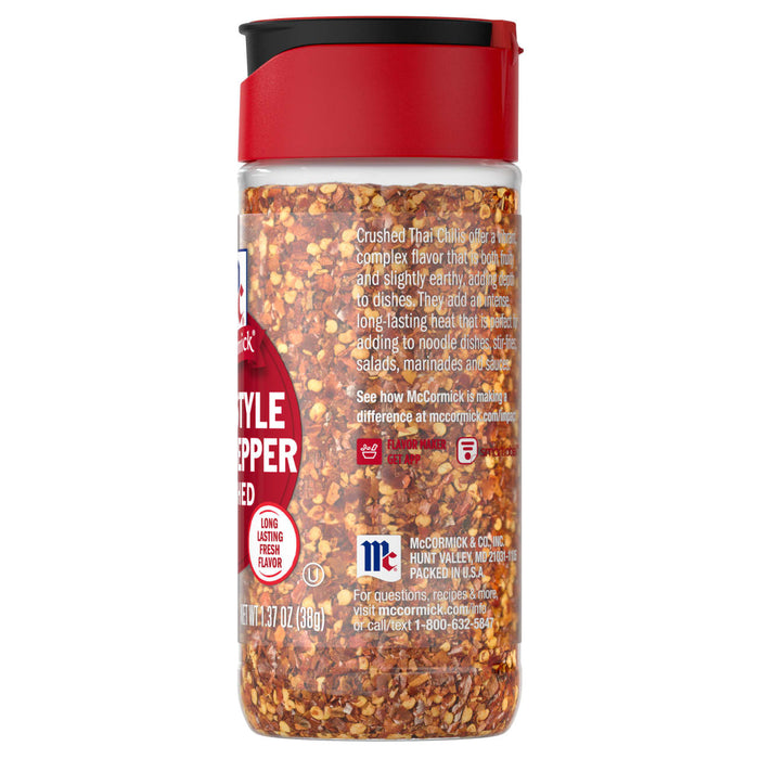 McCormick® Crushed Thai Style Chili Pepper, 1.37 oz