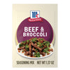 McCormick® Beef & Broccoli Seasoning Mix, 1.37 oz (6-Pack)