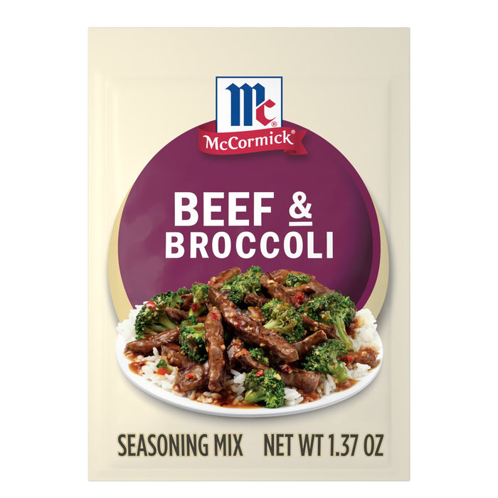 McCormick® Beef & Broccoli Seasoning Mix, 1.37 oz (6-Pack)