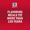 The McCormick logo is displayed above the text Flavoring meals for more than 130 years.