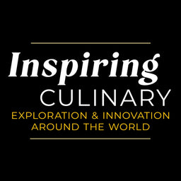 A logo for Inspiring Culinary Exploration &amp; Innovation Around The World.