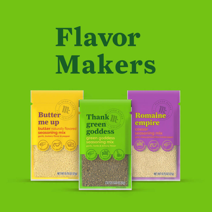 Flavor Makers by Burlap &amp; Barrel are displayed in yellow green and purple packaging.