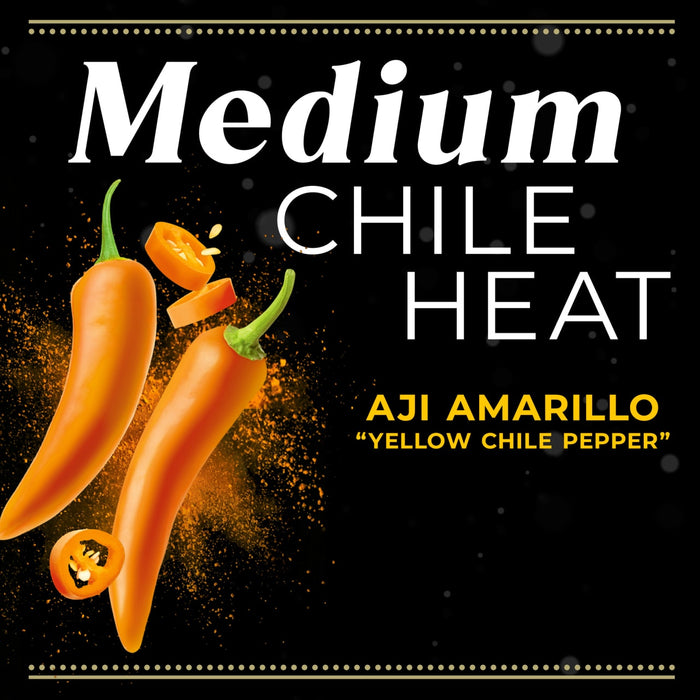 Aji Amarillo a yellow chili pepper with a medium heat level.