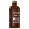 A bottle of Poppi prebiotic soda with a brown liquid inside and a label with nutritional information.