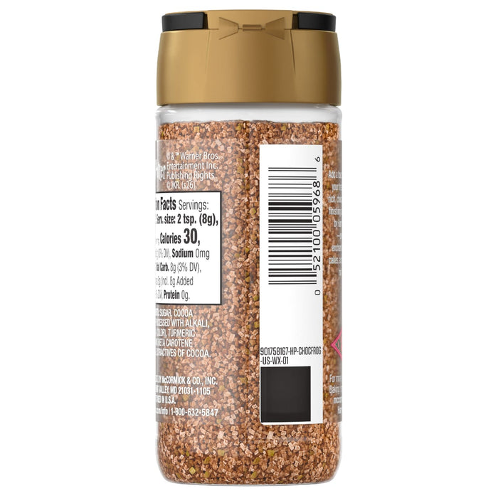 The back of a bottle of Mccormick, 3.47 Oz, showing the nutrition facts, ingredients, and UPC barcode.