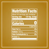 An infographic displays the nutrition facts for Mccormick Turkey Rub, 1.25 Oz, showing zero calories and 160 milligrams of sodium per half teaspoon serving.