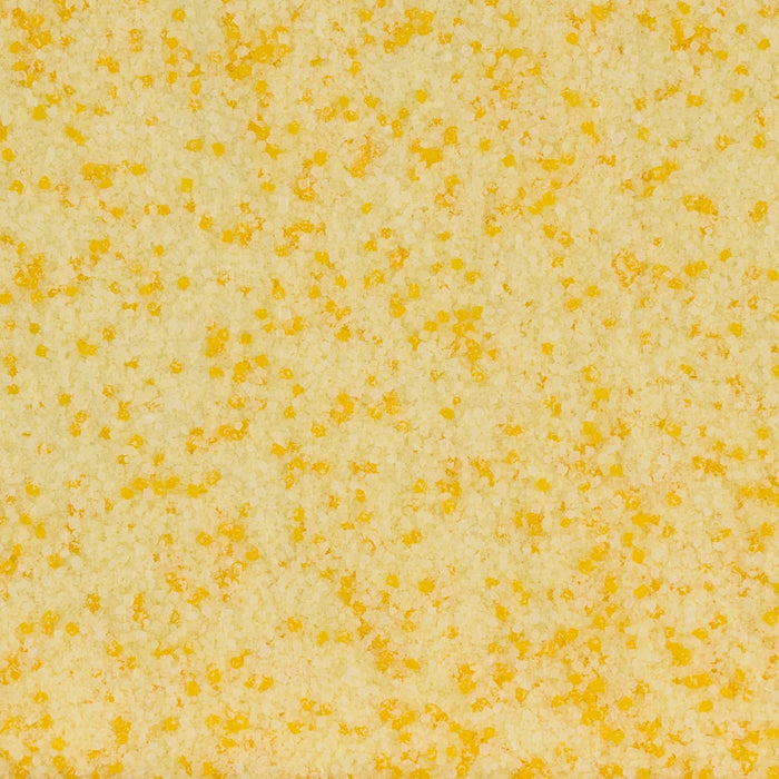 A close-up texture of a yellow sponge.
