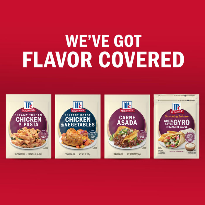 McCormick presents a variety of flavor mixes, showcasing their commitment to providing diverse culinary solutions.