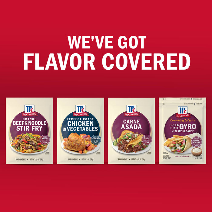 McCormick product line is displayed with the tagline We've Got Flavor Covered.