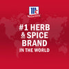 McCormick is the number one herb and spice brand in the world, as shown on a red background with a world map.