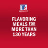 McCormick logo and text stating Flavoring meals for more than 130 years.