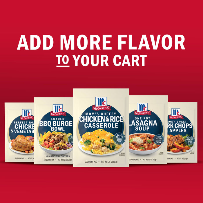 McCormick offers a variety of flavor mixes to enhance your meals.