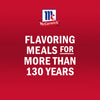 McCormick logo and text stating Flavoring meals for more than 130 years.