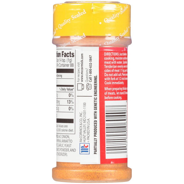 McCormick® Seasoned Meat Tenderizer, 3.12 oz