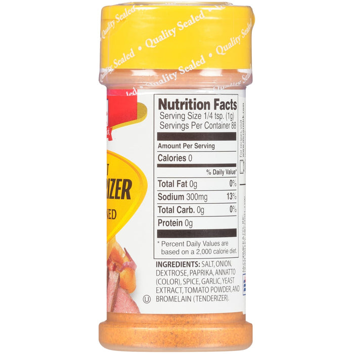 McCormick® Seasoned Meat Tenderizer, 3.12 oz