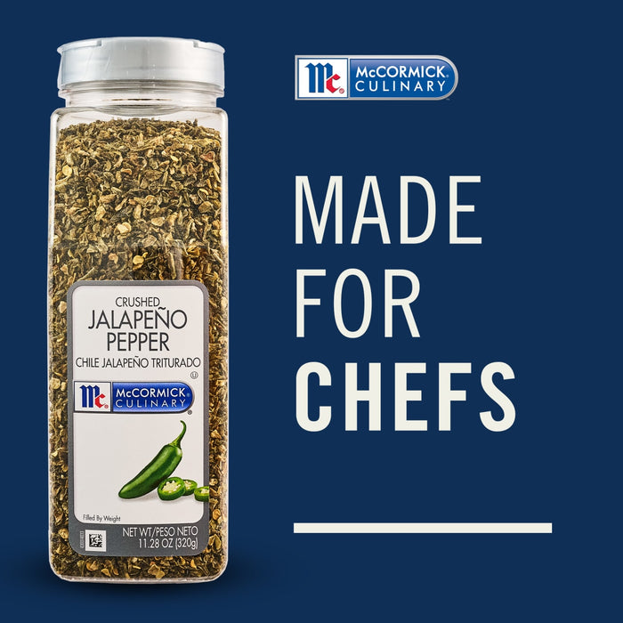 McCormick Culinary Dehydrated Jalapeno Pepper is made for chefs.