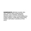 The ingredient list for Mccormick Grill Mates Tennessee Style Whiskey Honey Marinade Seasoning Mix 1.0 Oz includes brown sugar, sea salt, spices like black pepper, chili pepper, and paprika, onion, garlic, rice flour, modified corn starch, corn maltodextrin, honey, natural flavor, and citric acid.
