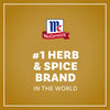 A graphic featuring the McCormick logo and text identifying it as the number one herb and spice brand in the world for Mccormick Turkey Dry Brine Rub 12.2 Oz.
