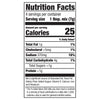 The Nutrition Facts label for the Mccormick, 1.0 Oz product, listing 25 calories, 1g of total fat, and 370mg of sodium per 1 tablespoon serving.