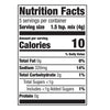 The nutrition facts label for the Mccormick Marry Me Chicken Seasoning Mix, 0.75 Oz, shows that one serving contains 10 calories.