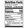 The nutrition facts label for Mccormick Chicken Tikka Masala Seasoning Mix, 0.87 Oz, indicating that one serving of 1.5 teaspoons contains 10 calories.