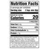 The Nutrition Facts label for a serving of Mccormick, 1.12 Oz, indicates it contains 20 calories, 530mg of sodium, and 3g of total carbohydrates.