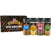 This is a McCormick Grill Mates Epic Grilling set, featuring Montreal Steak, Garlic Butter, Smash Seasoning, and Dill Pickle flavors.