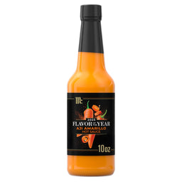 A bottle of FleurStead AG Amarillo hot sauce.