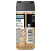 A bottle of a spice blend with a nutrition facts label and a barcode.
