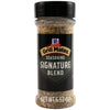 A clear plastic bottle of McCormick Grill Mates Signature Blend Seasoning, 6.53 Oz Bottle, is shown against a white background.