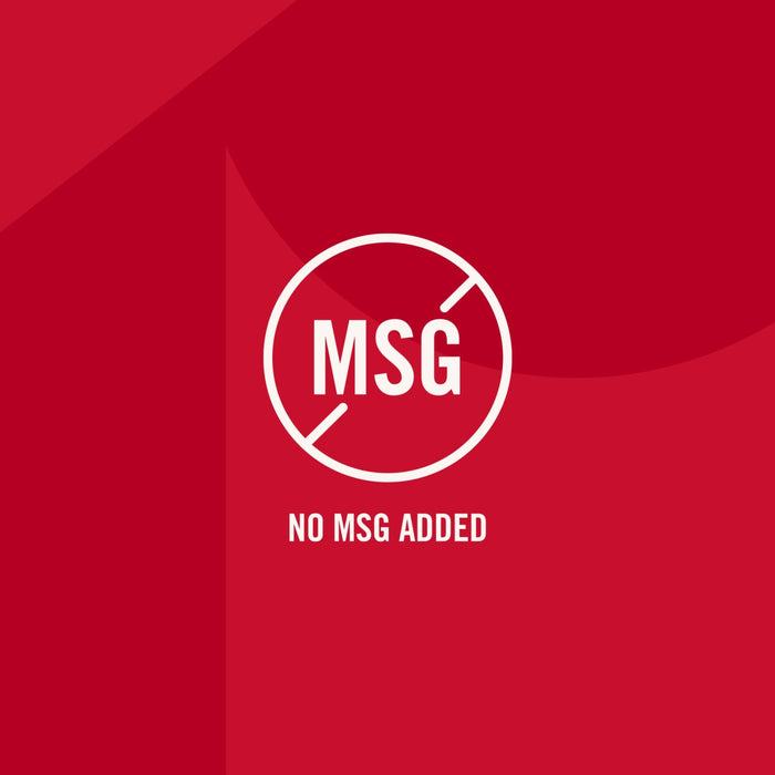 An illustration of a 'No MSG Added' symbol, indicating a feature of the Mccormick Chimichurri Flavored Seasoning, 2.47 Oz.