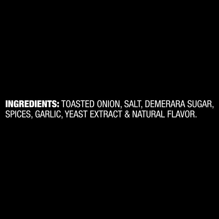 The ingredients list for Mccormick, 4.66 Oz is displayed, including toasted onion, salt, demerara sugar, spices, garlic, yeast extract, and natural flavor.