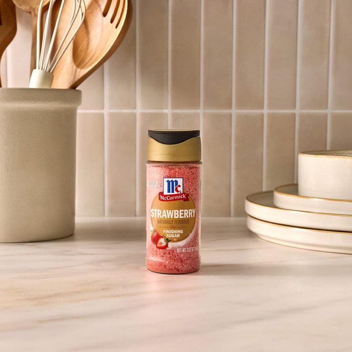 McCormick® Strawberry Finishing Sugar, 3.67 oz