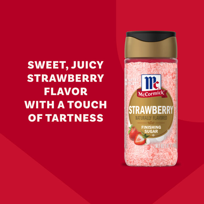 McCormick® Strawberry Finishing Sugar, 3.67 oz