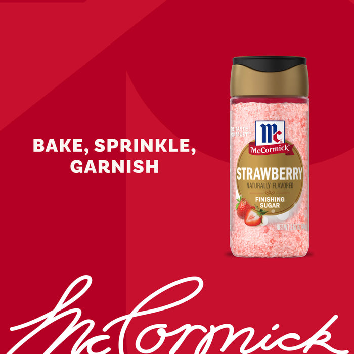 McCormick® Strawberry Finishing Sugar, 3.67 oz