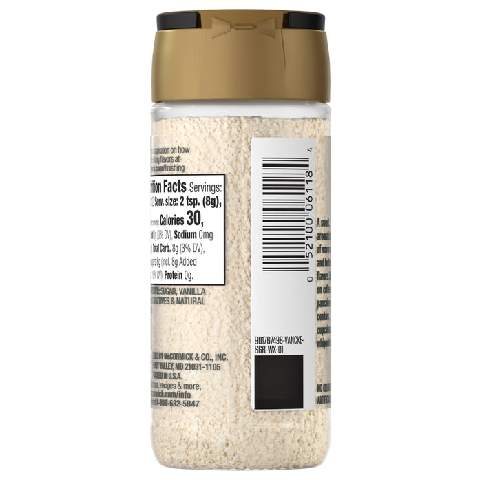 McCormick® Vanilla Cake Finishing Sugar, 3.49 oz