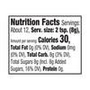 The nutrition facts label for Mccormick Vanilla Cake Finishing Sugar, 3.49 Oz, indicates that a 2 teaspoon serving contains 30 calories and 8 grams of total sugars.