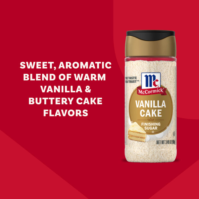 McCormick® Vanilla Cake Finishing Sugar, 3.49 oz