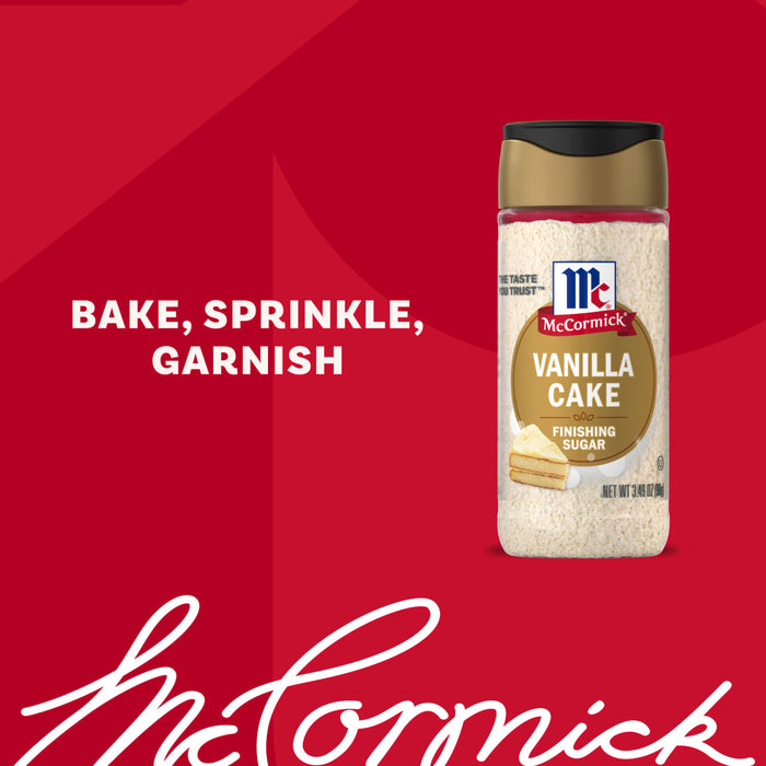 McCormick® Vanilla Cake Finishing Sugar, 3.49 oz
