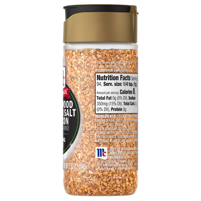 McCormick® Applewood Smoked Salt and Bacon Finishing Salt, 3.32 oz