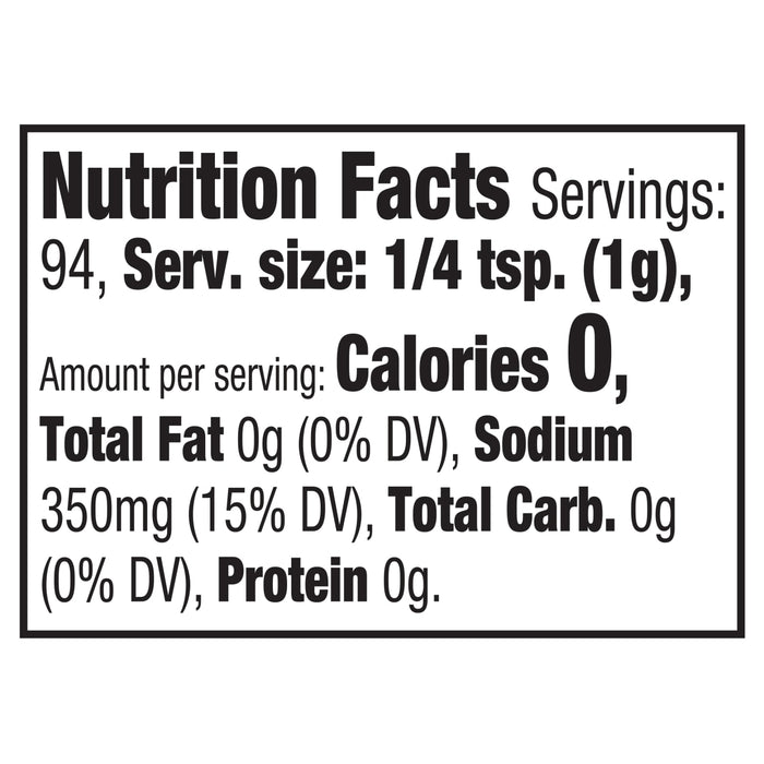 McCormick® Applewood Smoked Salt and Bacon Finishing Salt, 3.32 oz
