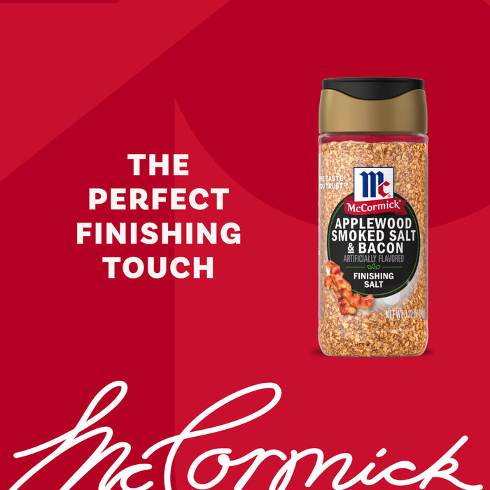 McCormick® Applewood Smoked Salt and Bacon Finishing Salt, 3.32 oz