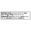 This image shows the nutrition facts label for a product with about 172 servings, a serving size of 1/4 tsp (0.9g), 0 calories, 0g total fat, 100mg sodium, 0g total carbohydrate, and 0g protein.