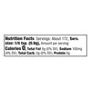 The nutrition facts label for Mccormick Peruvian Style Seasoning, 5.48 Oz, lists 0 calories and 100mg of sodium per 1/4 teaspoon serving.