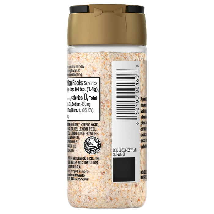McCormick® Zesty Lemon Finishing Salt, 4.97 oz