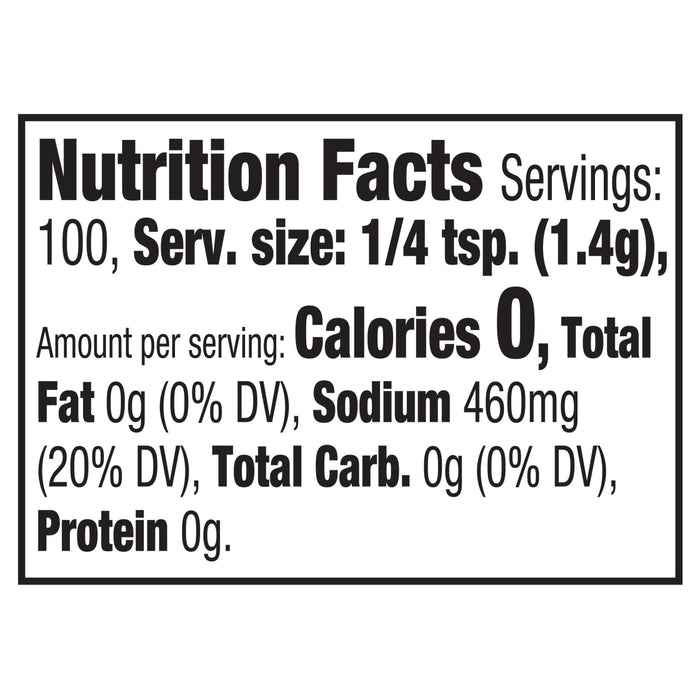 McCormick® Zesty Lemon Finishing Salt, 4.97 oz