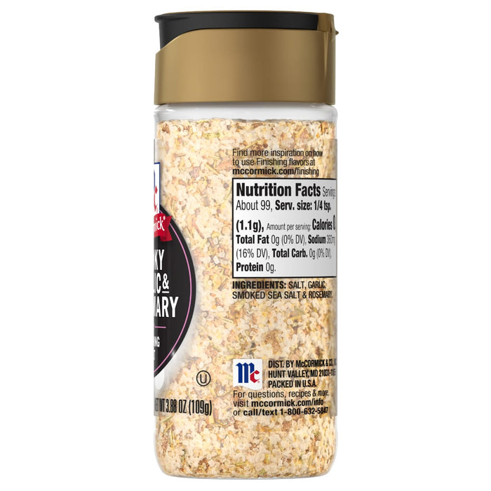 McCormick® Smoky Garlic and Rosemary Finishing Salt, 3.88 oz
