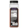 A bottle of Black Currant seasoning with a visible nutrition facts label.